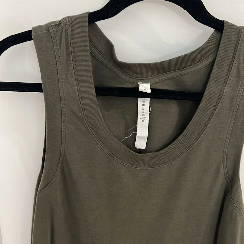Lululemon maxi dress olive green 6 - Picture 1 of 4